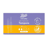 Boots Everyday Non Applicator Tampons Regular x24 - McGrocer