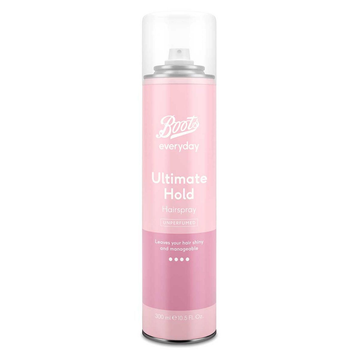 Boots Everyday Unperfumed Hairspray Maximum Hold 300ml - McGrocer