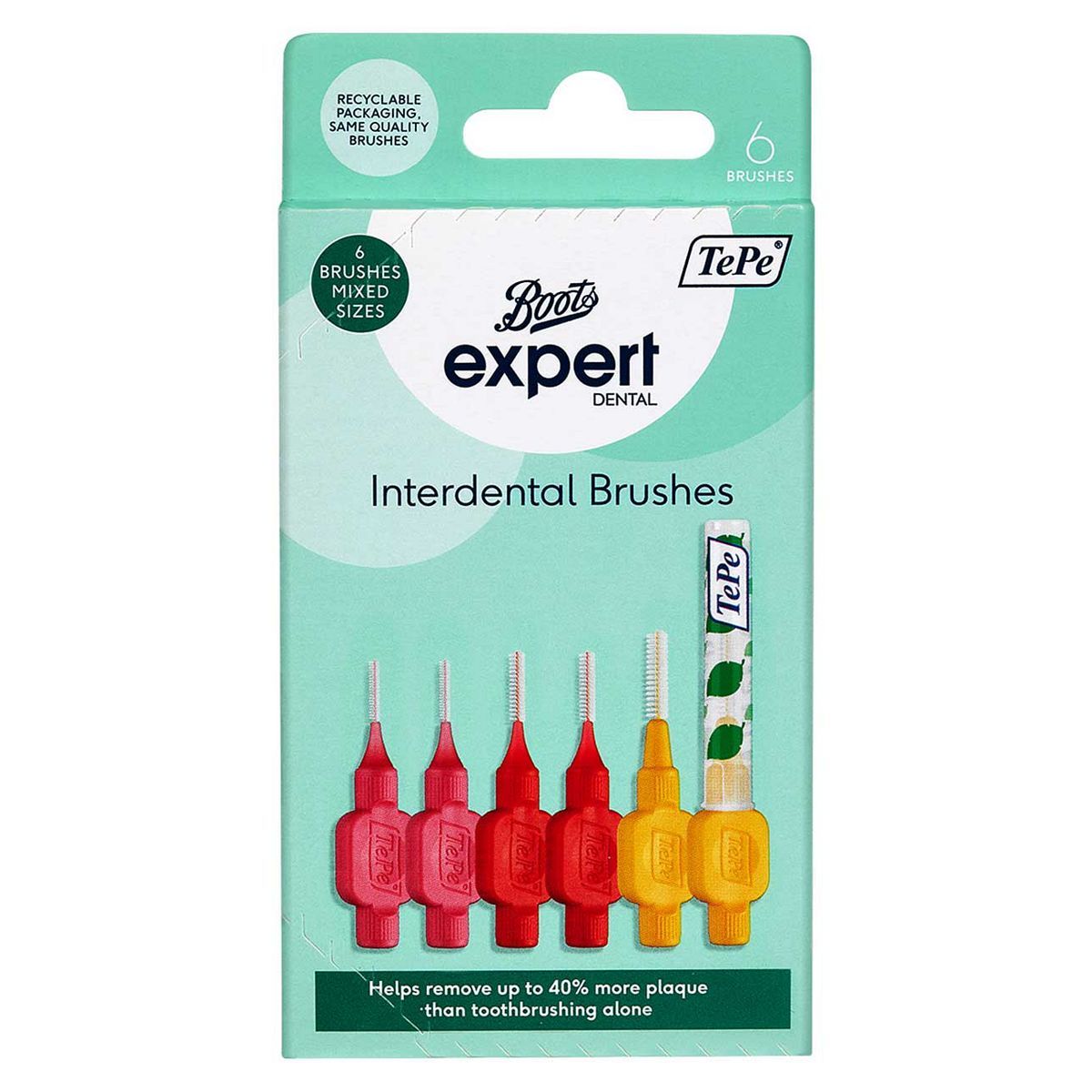 Boots Expert Mixed Interdental Brush – 6 Brushes - McGrocer