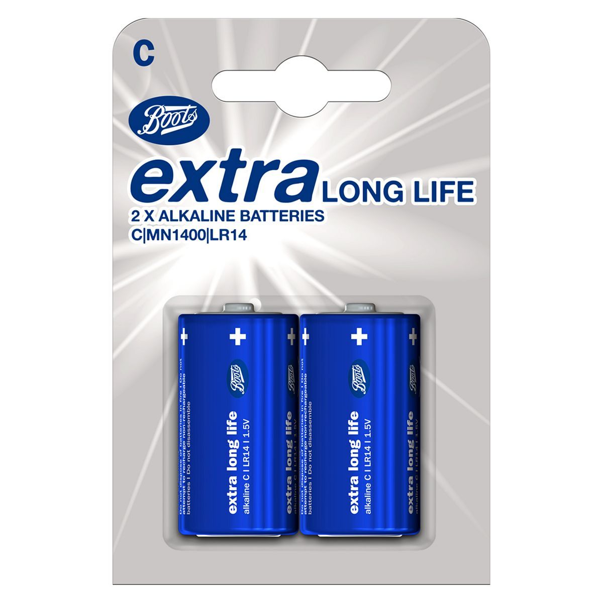 Boots extra lasting batteries C 2s - McGrocer