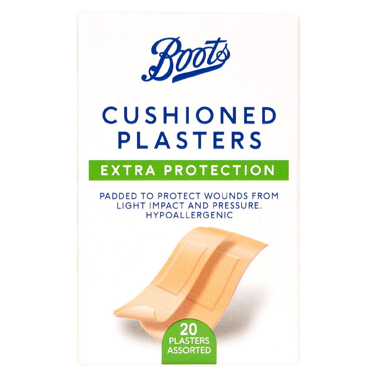 Boots Extra Protection Cushioned Plasters - 20 Pack - McGrocer