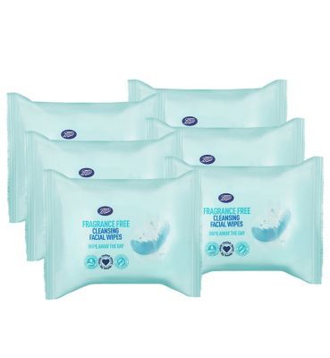 Boots Fragrance Free Cleansing Facial Wipes Bundle - McGrocer