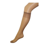 Boots Glossy Knee Highs 3 pair pack Natural Tan One Size - McGrocer