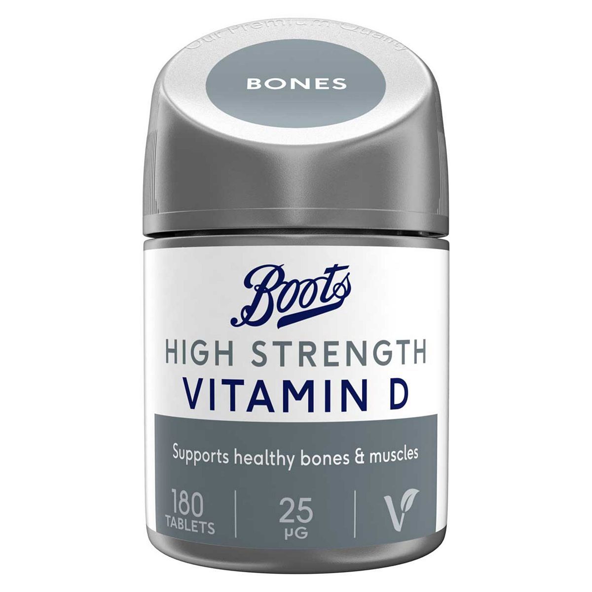Boots High Strength Vitamin D 25 µg Food Supplement 180 Tablets - McGrocer