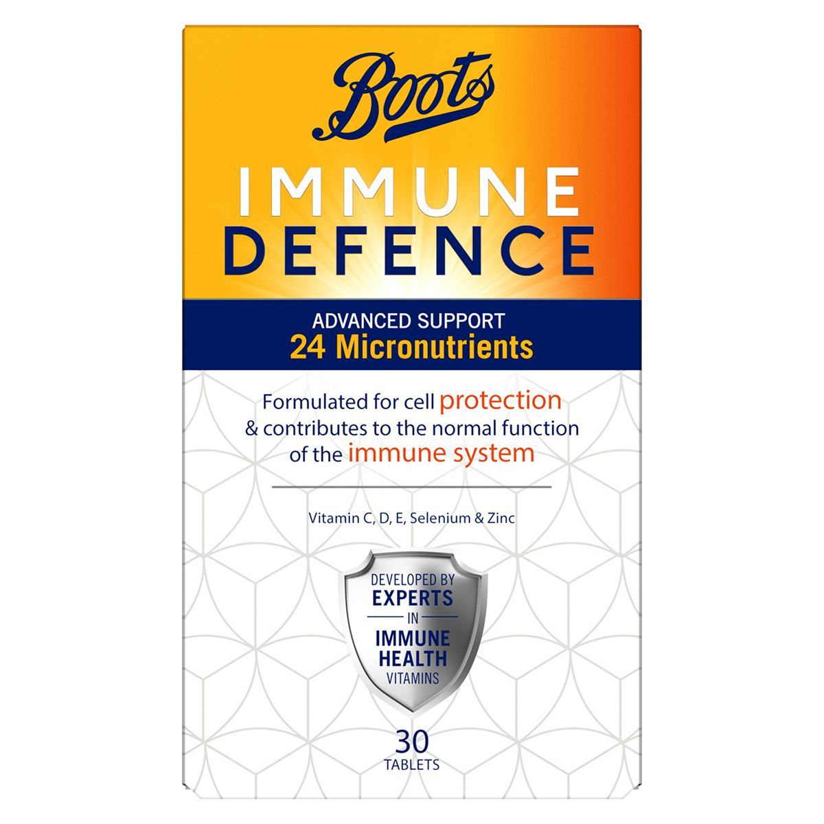 Boots Immune Defence Advanced Support 24 Micronutrients 30 Tablets - McGrocer