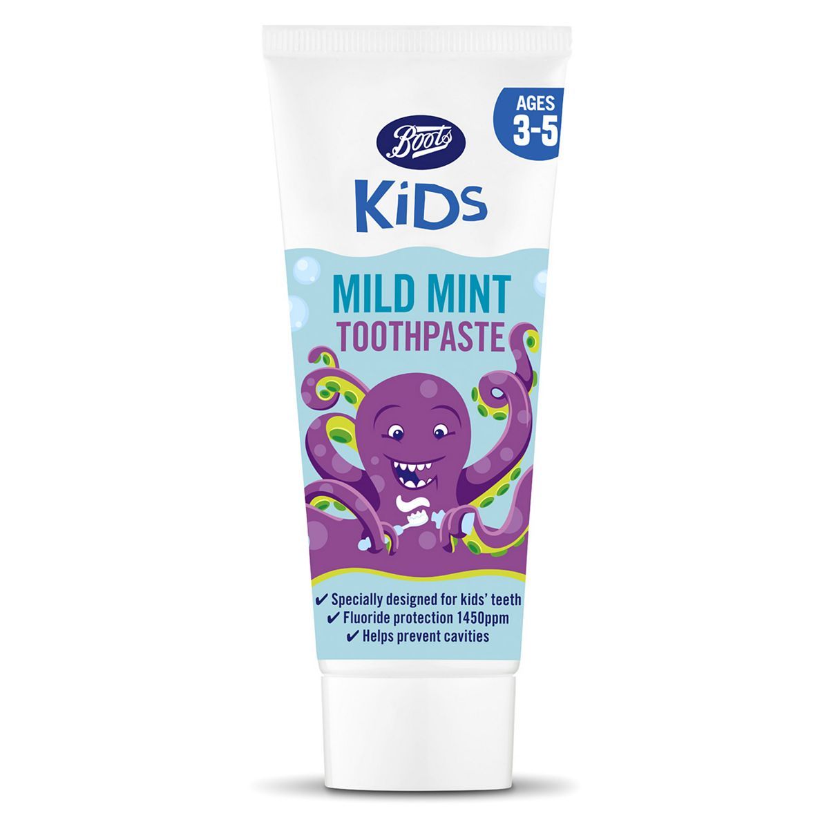 Boots Kids Mint Toothpaste 3-5yrs 75ml - McGrocer