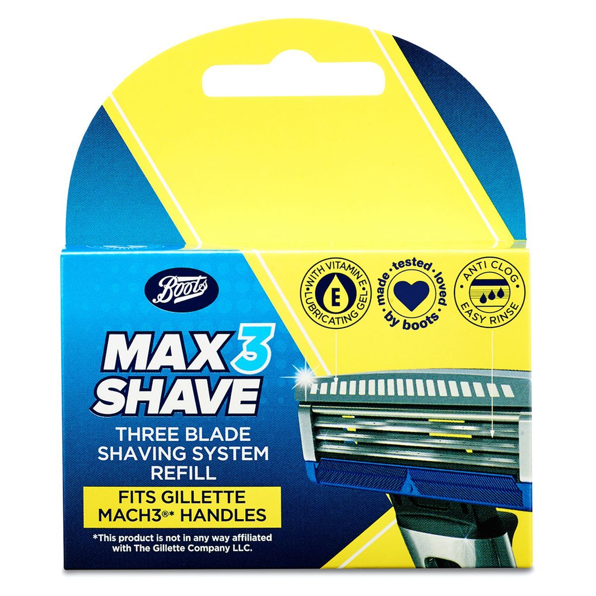 Boots Max3 Shave Three Blade Shaving System Refill - McGrocer