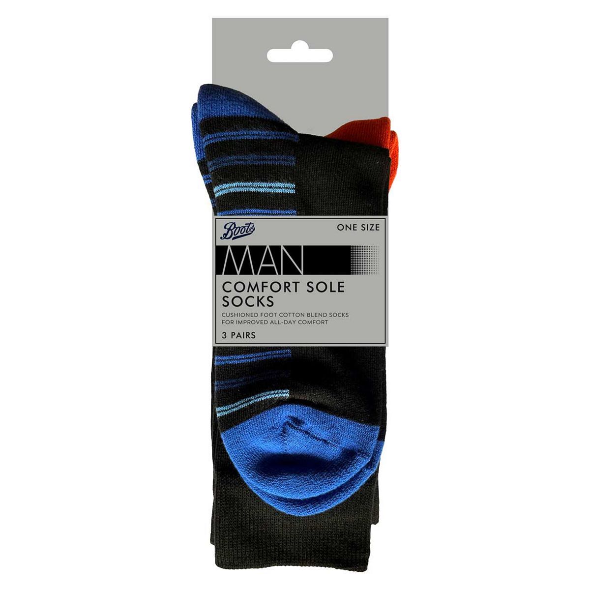 Boots Mens Cotton Cushion Sole Socks - McGrocer