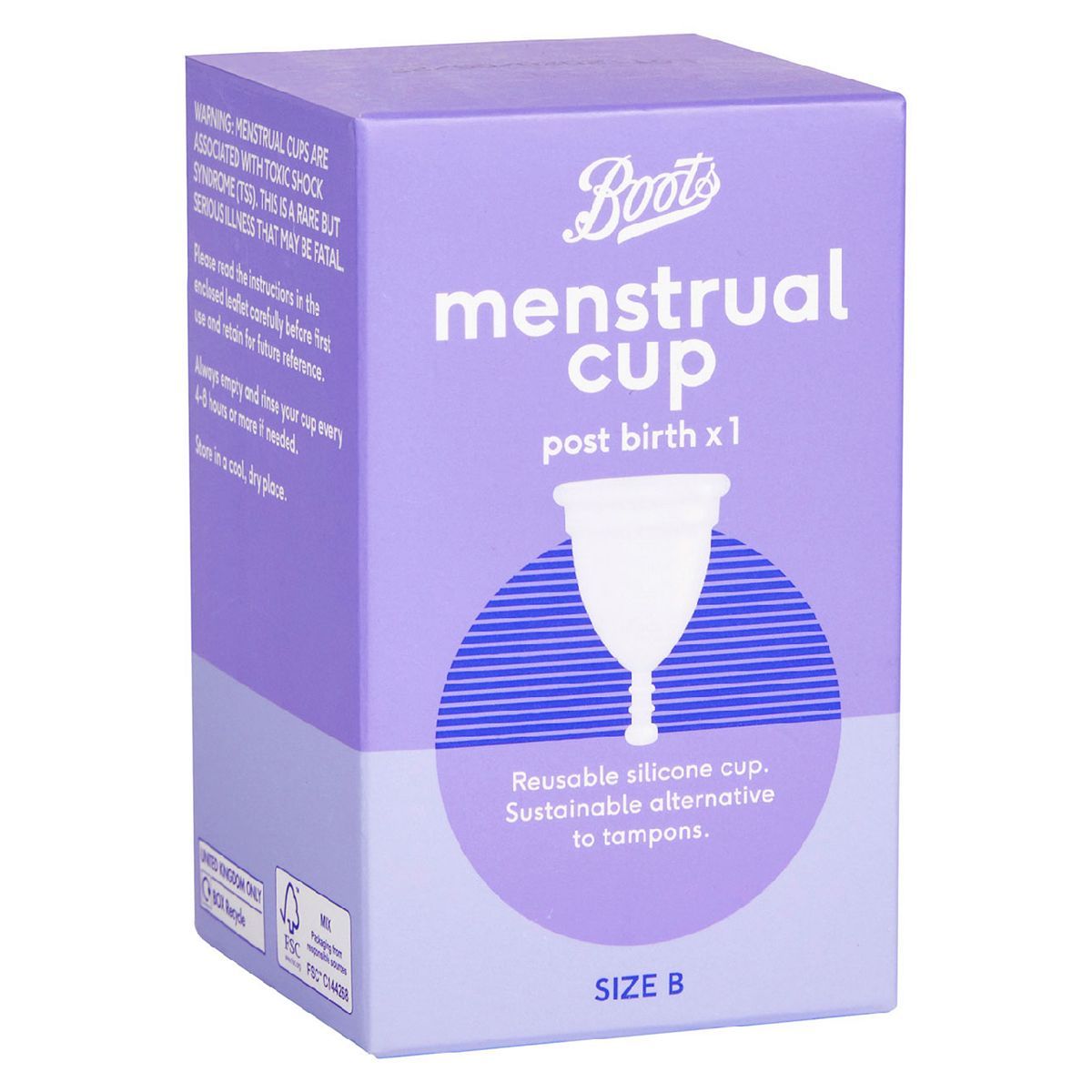 Boots Menstrual Cup Post Birth - McGrocer