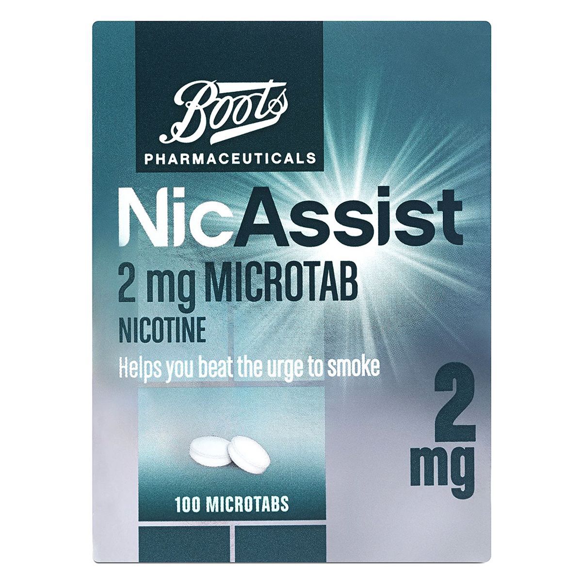 Boots NicAssist 2mg Microtab - 100 Microtabs - McGrocer