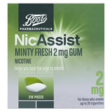 Boots NicAssist Minty Fresh 2 mg Gum - 210 Pieces - McGrocer
