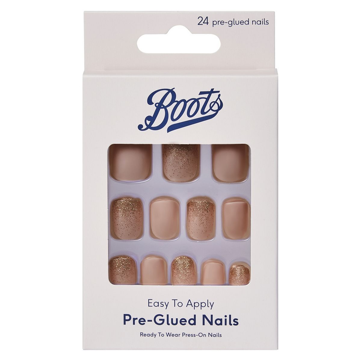 Boots Pre Glued Nails - Sparkle Surprise - Glitter Ombre - McGrocer