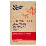 Boots Red Vine Leaf Leg Vein Support 60 Tablets - McGrocer
