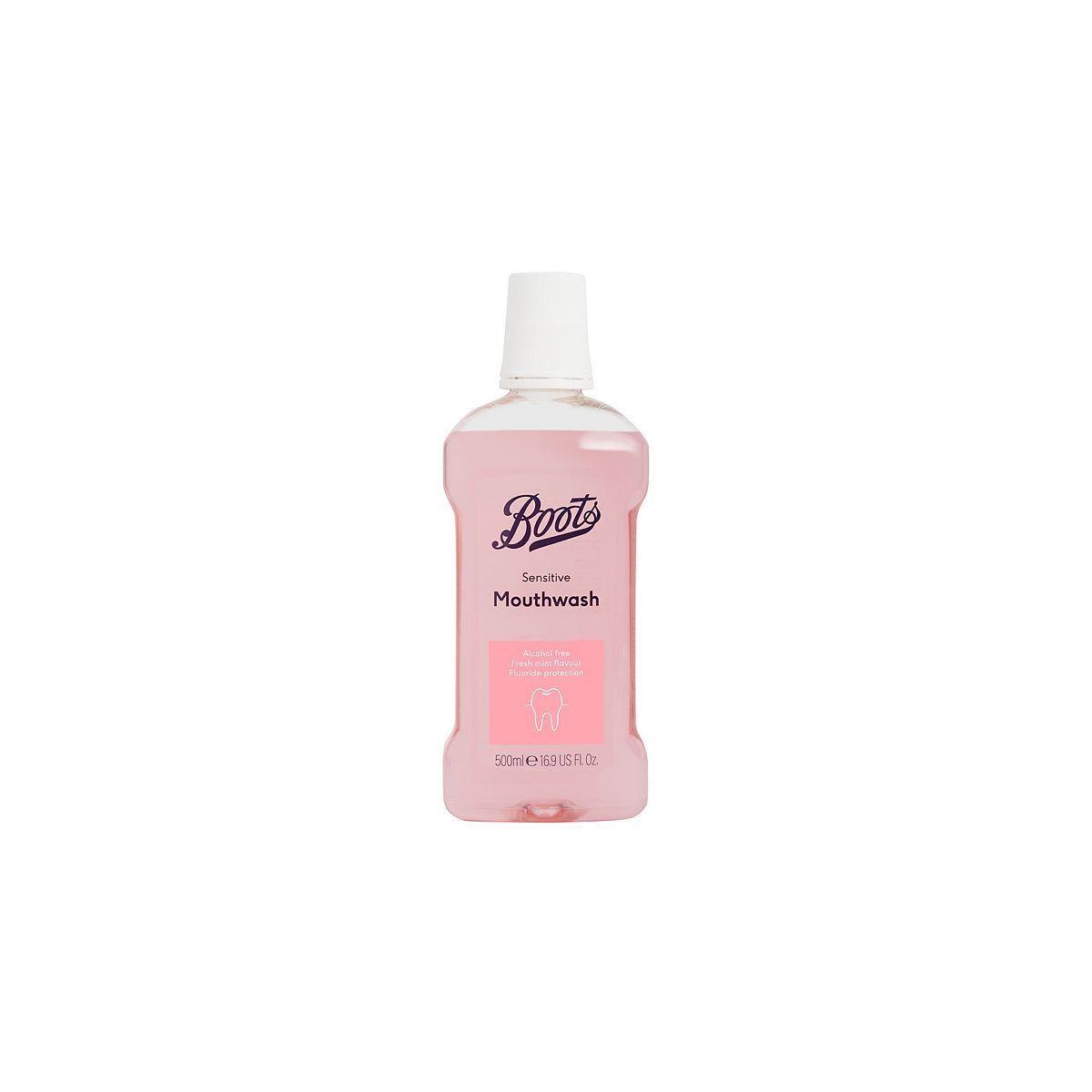 Boots Sensitive Mouthwash 500ml - McGrocer