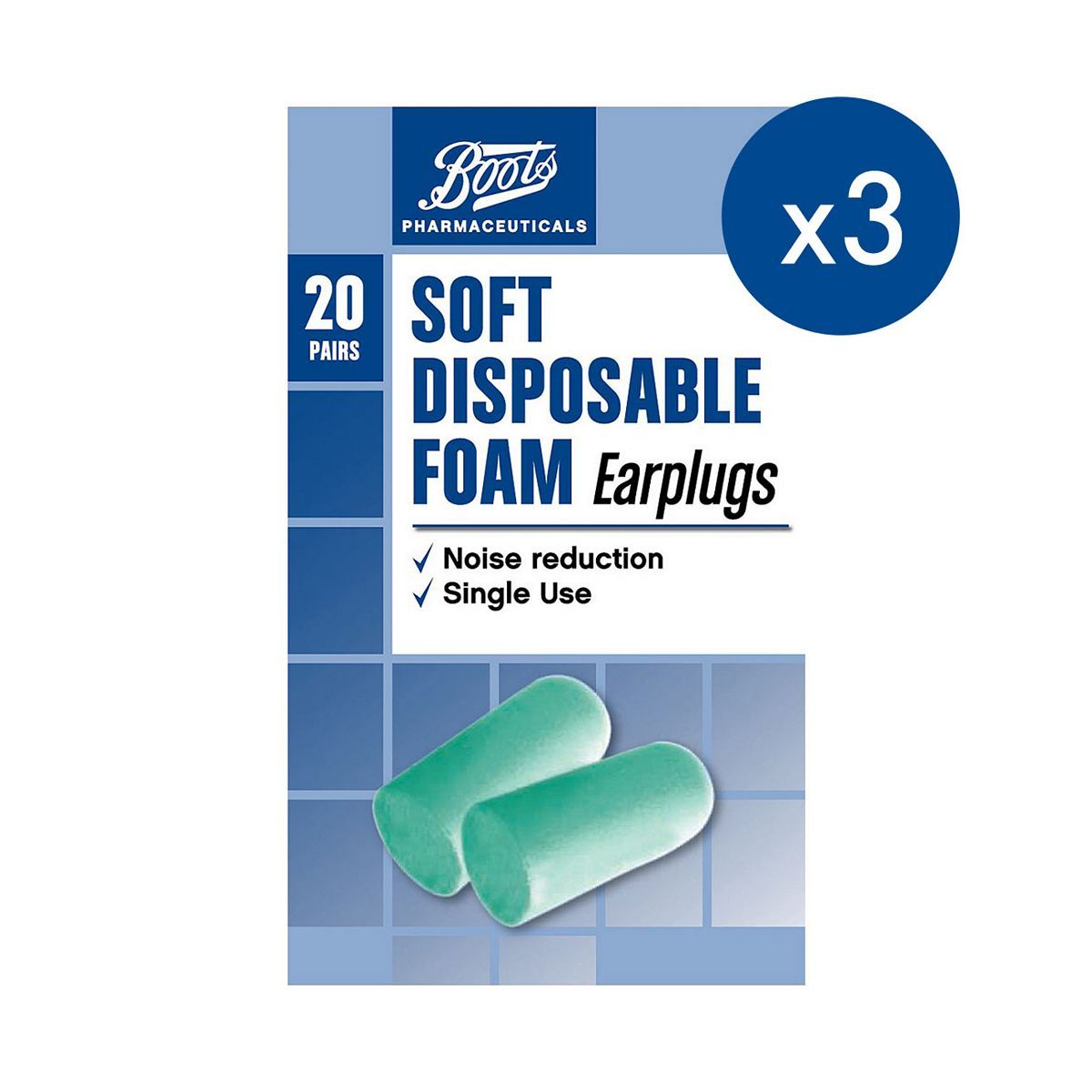 Boots Soft Disposable Ear Plugs x 3 Bundle - McGrocer