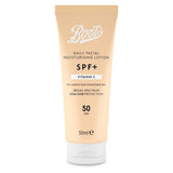 Boots SPF+ Vitamin C Moisturising Lotion SPF50 50ml - McGrocer