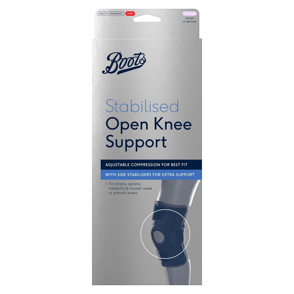 Boots Stabilised Open Knee Support - One Size - McGrocer