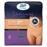 Boots Staydry Underwear Peach - Small/Medium - 10 pairs - McGrocer