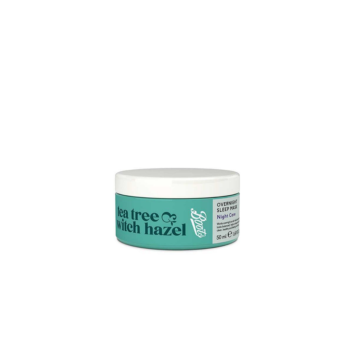 Boots Tea Tree & Witch Hazel Overnight Sleep Mask 50ml - McGrocer