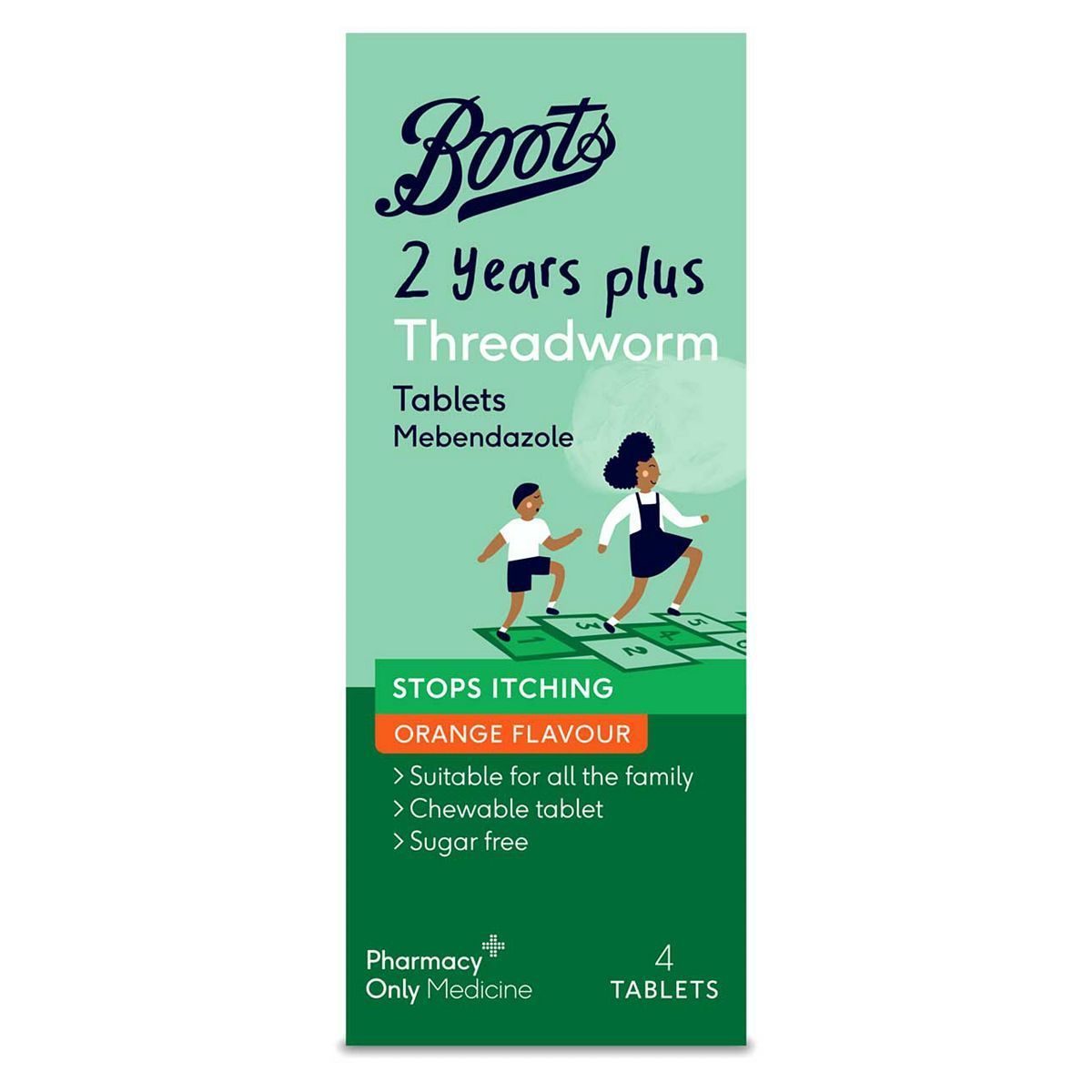 Boots Threadworm Tablets 2 Years Plus - 4 Tablets - McGrocer