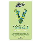 Boots Vegan A-Z + Omega 3 Wellness Formula 30 Tablets + 30 Capsules - McGrocer