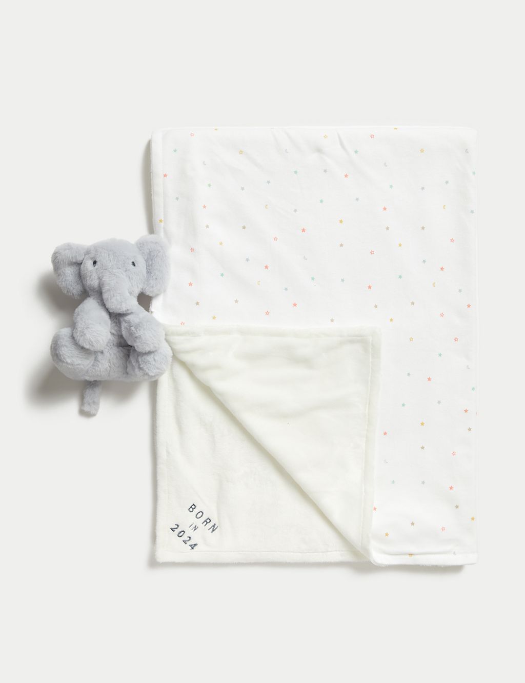 Born In 2024 Soft Toy & Blanket Gift Set - McGrocer