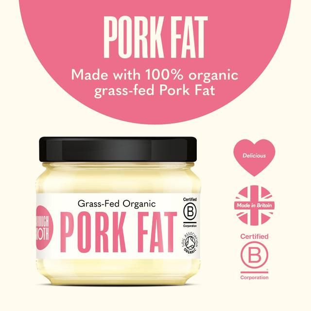 Borough Broth Co 100% Organic Pork Fat 250g - McGrocer