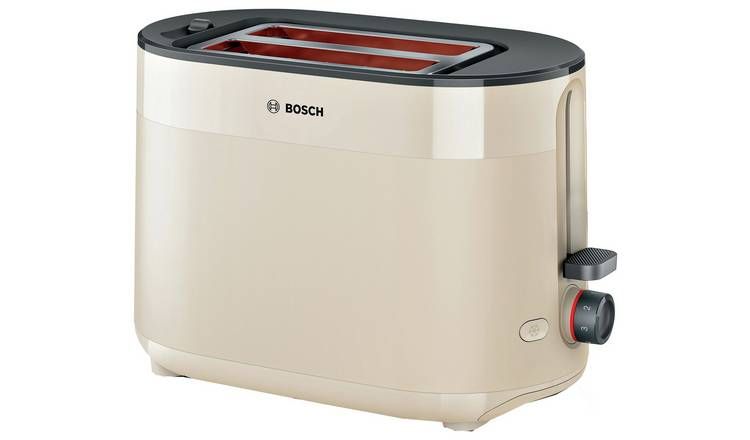 Bosch TAT2M127GB MyMoment Delight 2 Slice Toaster - Cream - McGrocer