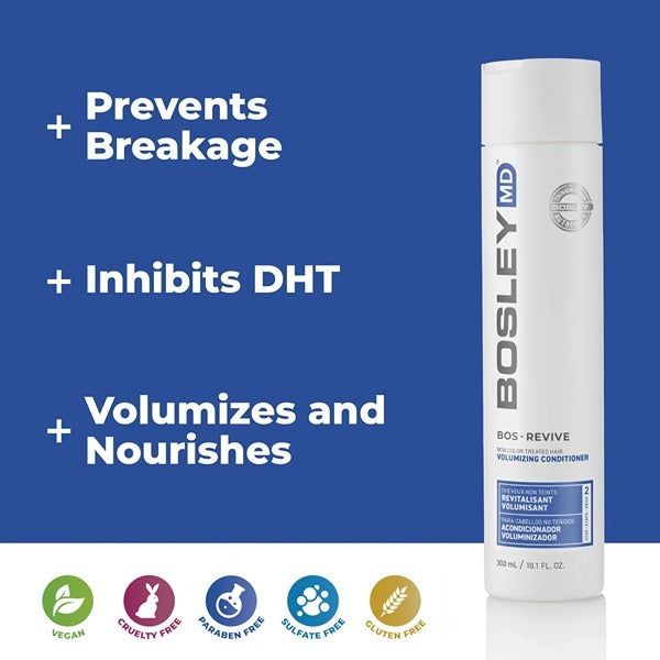 BosleyMD Hair Loss Conditioner Non Colour Treated 300ml - McGrocer