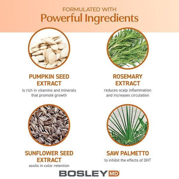 BosleyMD Hair Loss Shampoo Revive Colour Safe 300ml - McGrocer