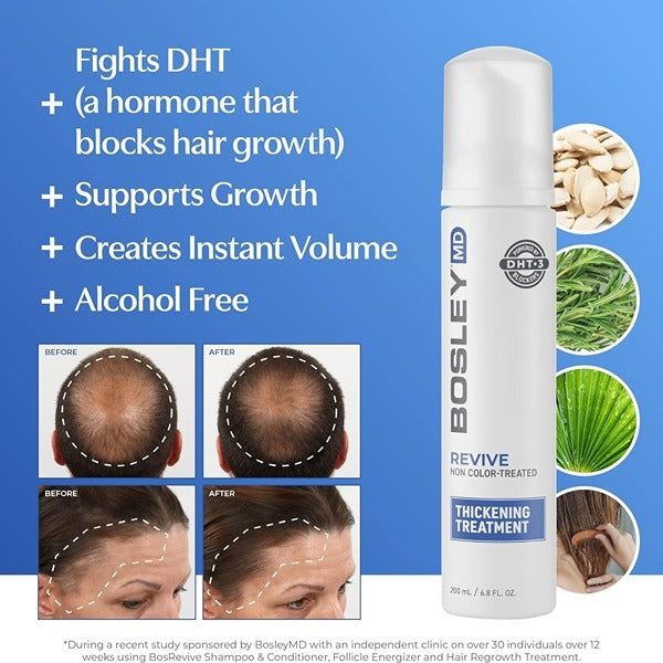 BosleyMD Hair Loss Thickener Non Colour Treated 200ml - McGrocer