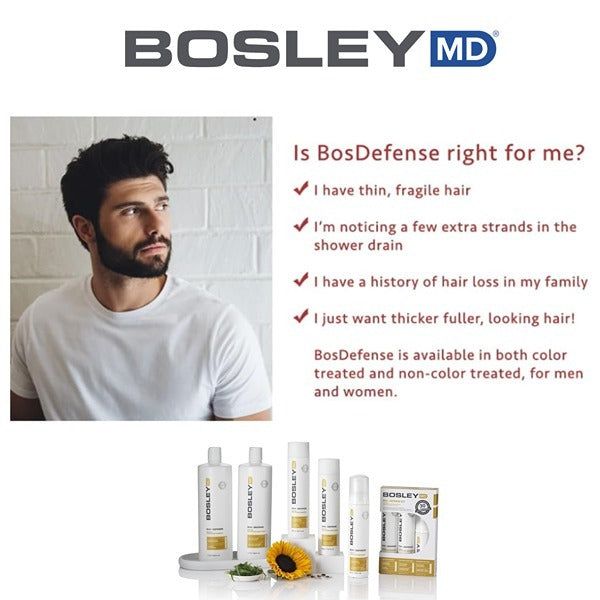 BosleyMD Volumising Conditioner Defence Colour Safe 1 Litre - McGrocer