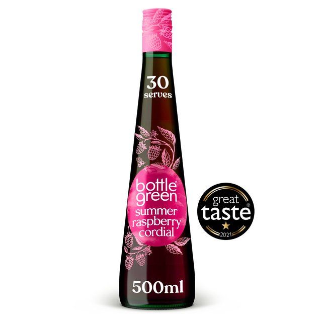 Bottlegreen Plump Summer Raspberry Cordial   500ml - McGrocer