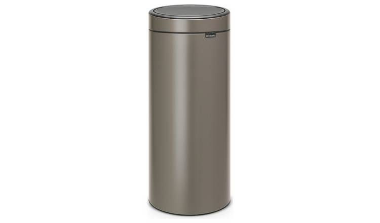 Brabantia 30 Litre Touch Top Waste Bin - Dark Grey
