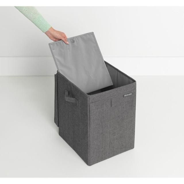 Brabantia 35 Litre Black Stackable Laundry Box