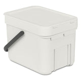 Brabantia Sort & Go Waste Bin 6L Light Grey