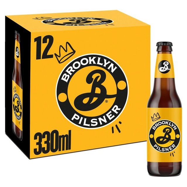 Brooklyn Pilsner Crisp Lager Beer 12 x 330ml