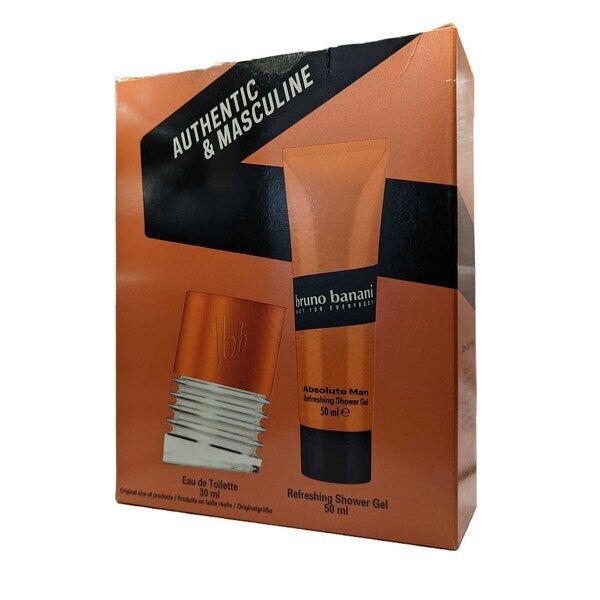 Bruno Banani - Absolute Man EDT Spray 30ml Shower Gel 50ml