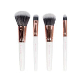 Brushworks White & Gold Travel Makeup Brush Set