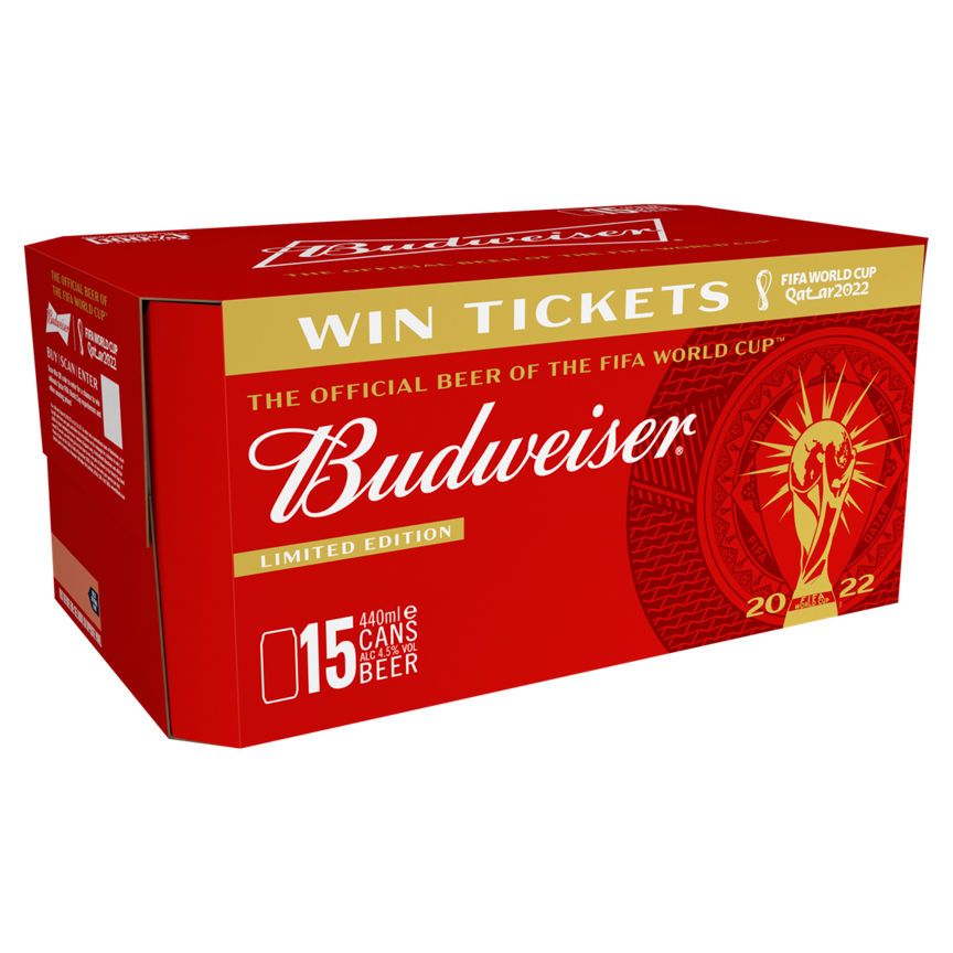 Budweiser Lager Beer Cans