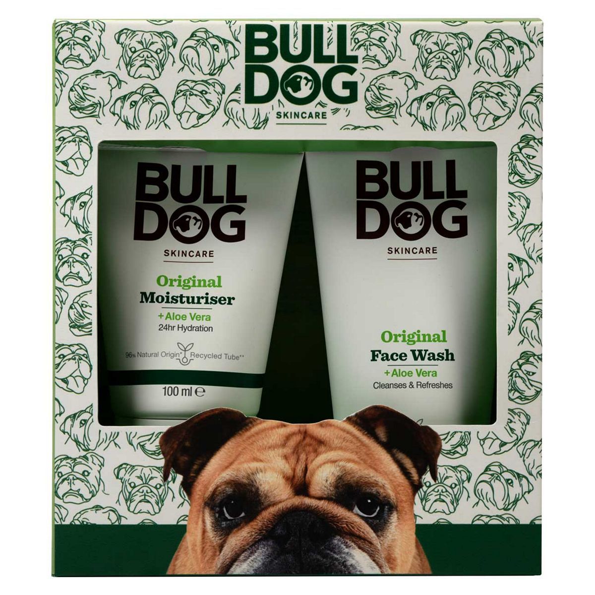 Bulldog Original Skincare Duo Original Face Wash 150ml & Original Moisturiser 100ml