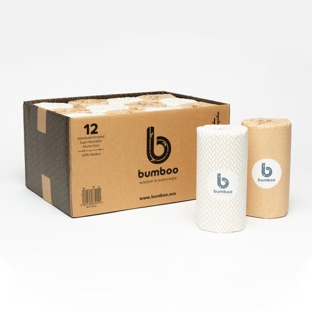 Bumboo - 100% Bamboo Kitchen Rolls 12 per pack