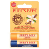 Burt's Bees Moisturising Duo Pack Lip Balm - Original Beeswax and Vanilla 2 x 4.25g