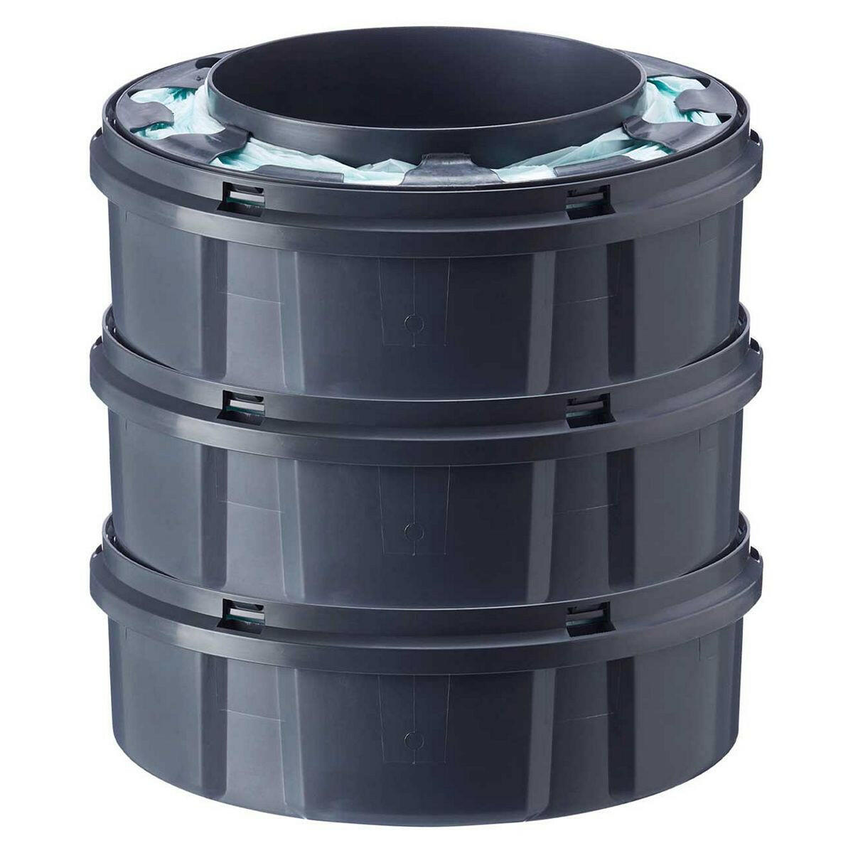 Tommee Tippee Twist and Click Advanced Nappy Bin Refill Cassettes, Sustainably Sourced Antibacterial GREENFILM, Pack of 3 Toys & Kid's Zone Boots