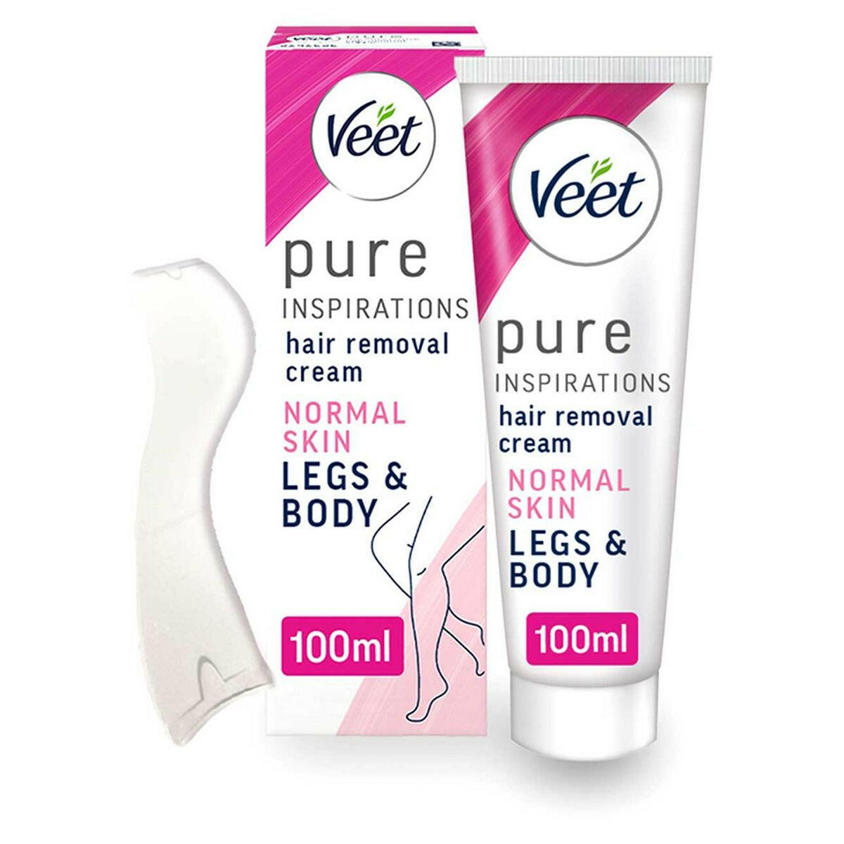 Veet Pure Hair Removal Cream Body & Legs for Normal Skin 100ml GOODS Boots