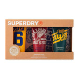 Superdry Retro Essential Pack - Body Wash, 2-in-1 Shampoo & Conditioner, Face Hydrator GOODS Boots