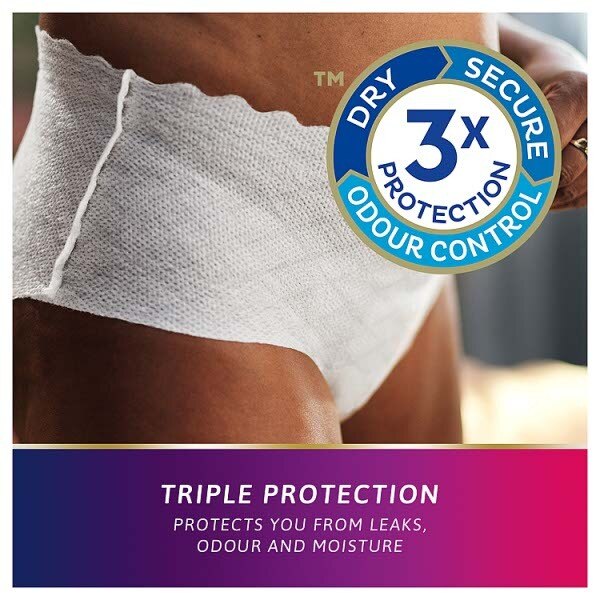 TENA Silhouette Incontinence Pants Normal Size Large 10 pack GOODS Superdrug