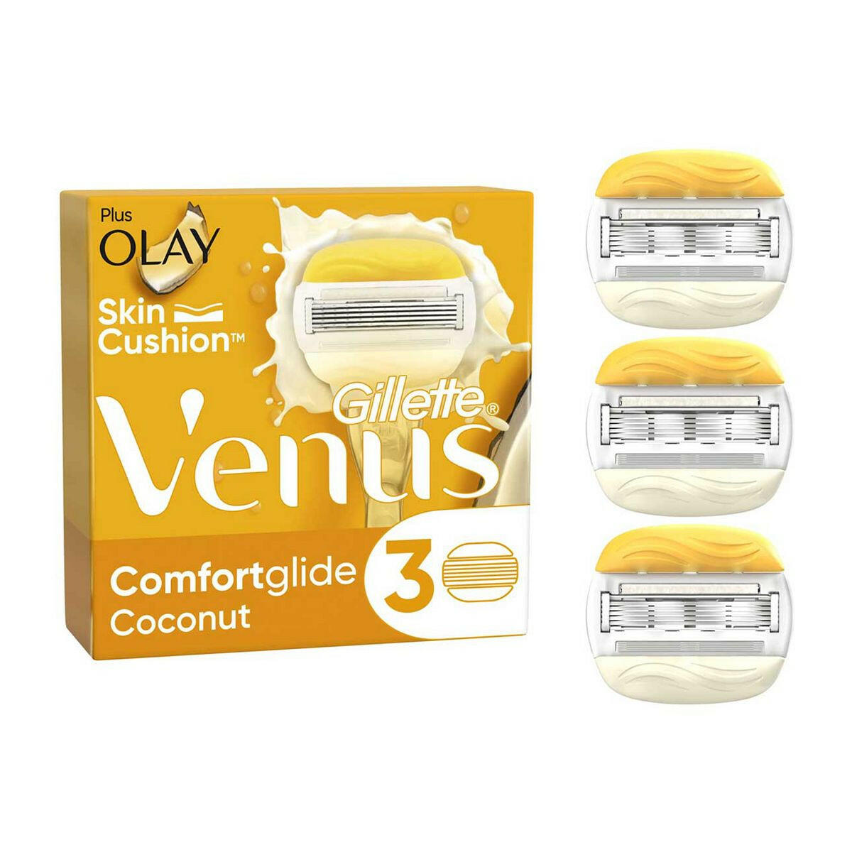 Venus Comfortglide Coconut plus Olay Razor Blades x 3 GOODS Boots