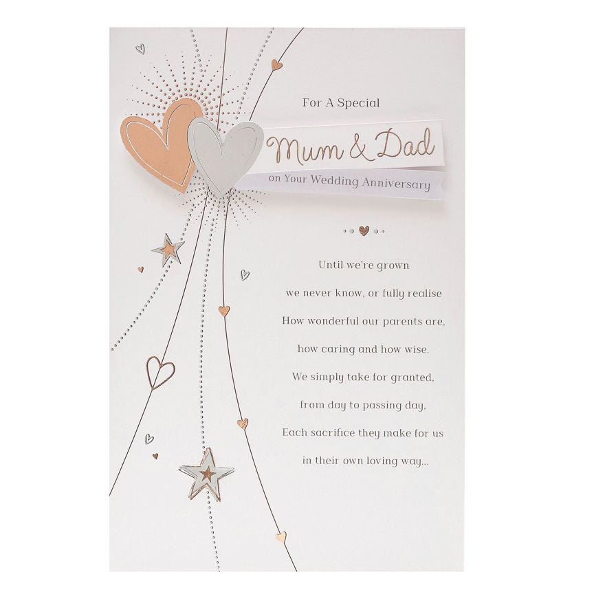 Gibson Daydreams Mum and Dad Anniversary Card - McGrocer