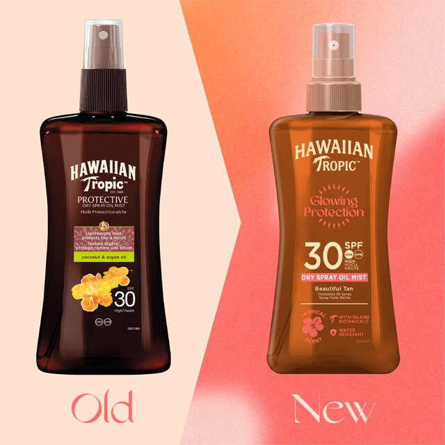 Hawaiian Tropic Protective SPF 30 Dry Oil Sunscreen Spray 200ml - McGrocer
